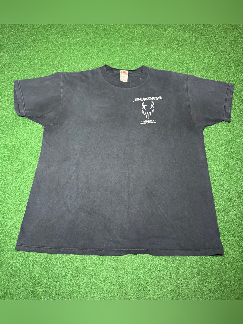Mushroom Head Vintage T Shirt Concert Crew XL Black Faded Band Shirt